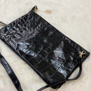 Vintage Designs by Barbi Vintage Black Crossbody Handbag Purse Women's Bag